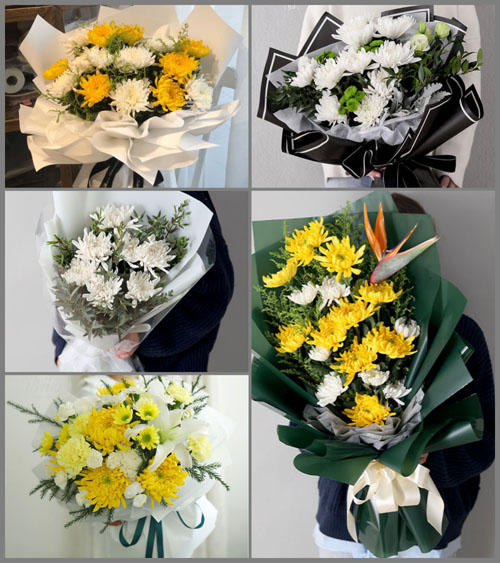 河北邯郸武安市徘徊镇白事花束代送
